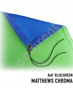 CAMRENT Matthews chroma/blue greenscreen 8x8'