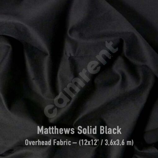 CAMRENT Matthews Solid Black 12x12'