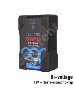 CAMRENT Swit bi-voltage 12V 26V v-mount battery