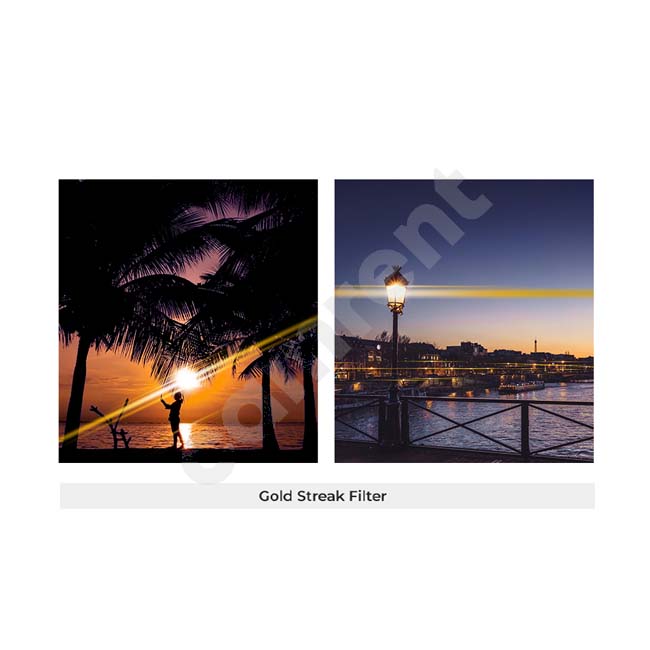 CAMRENT SFX Effect Filter Gold Streak