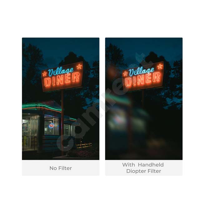 CAMRENT SFX Effect Handheld Filter 100mm Split Diopter