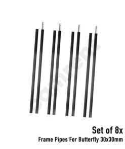 CAMRENT Butterfly Kupo Pipes 30x30mm 8x Set