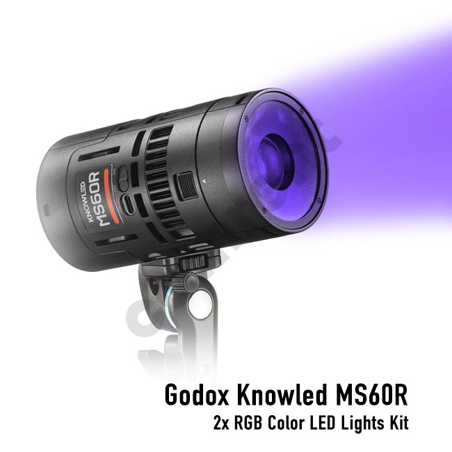 CAMRENT Godox Knowled MS60R 2x light kit