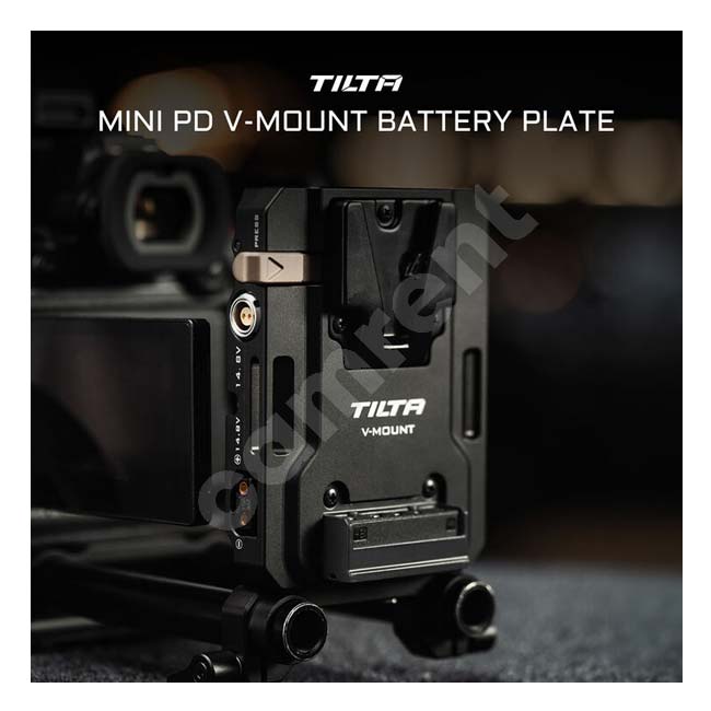 CAMRENT Tilta Mini V-mount Battery plate w-LEMO 2-pin, USB Type-C PD rent