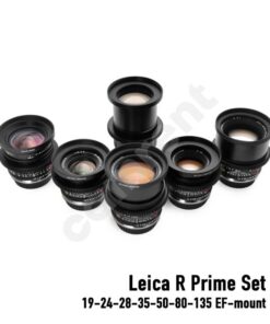 CAMRENT Leica R Cine EF Lenses set 19-24-28-35-50-80-135 RENT