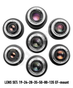 CAMRENT Leica R Cine EF Lenses set 19-24-28-35-50-80-135 RENT